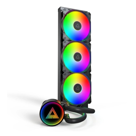 Chłodzenie wodne Montech LightFlow ARGB 360 Black zestaw AIO